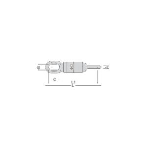 コンドーテック KTスイベル KBS-101 (1t) ( 081A7KBS101 ) コンドーテック(株)｜haikanshop｜03