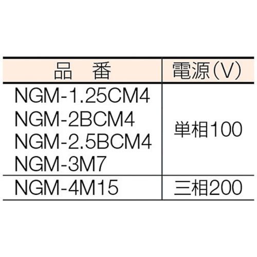 トンボ グリーンミキサ2.5切丸ハンドル車輪モーター付 ( NGM-2.5BCM4 (100V 400W)(シャリンツキ) ) トンボ工業(株)｜haikanshop｜02