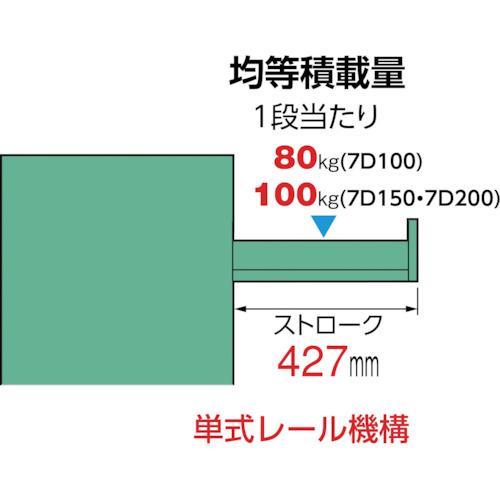 の正規取扱店で OS 中量キャビネット7型 最大積載量1200kg 引出し2×4×2段 ( 7-1205 ) 大阪製罐(株)