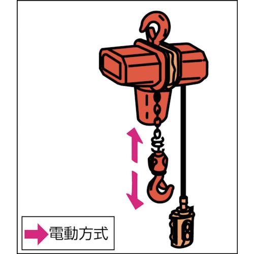 象印　SA型単相100V電気チェーンブロック250KG・6m　(SA-0.25　SA-K2560　象印チェンブロック(株)　6m)