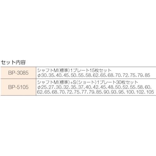 ハスコー　車輌整備用品　ベアリングインストラ　フルセット　BP-5105　(株)ハスコー