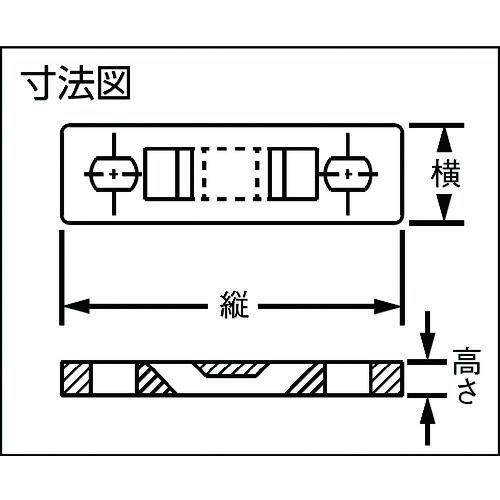 固定具 マルチタイプレート(100個入)横167.4固定M3ねじ ( MTP4H-E6-C ) 【測定機】