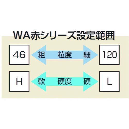 汎用研削砥石 NORITAKE(ノリタケ) 汎用ビト砥石WA赤1号 | ノリタケ