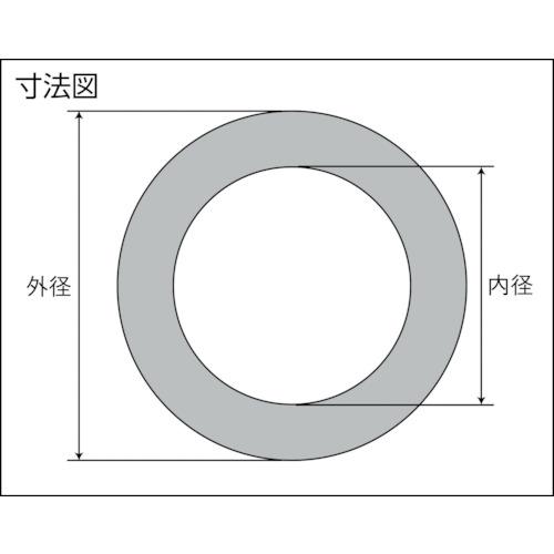 TRUSCO ガスケット フランジ内パッキン 5K 125A 厚み1.5mm ( TFPU-5K125A-15 ) トラスコ中山(株)｜haikanshop｜02