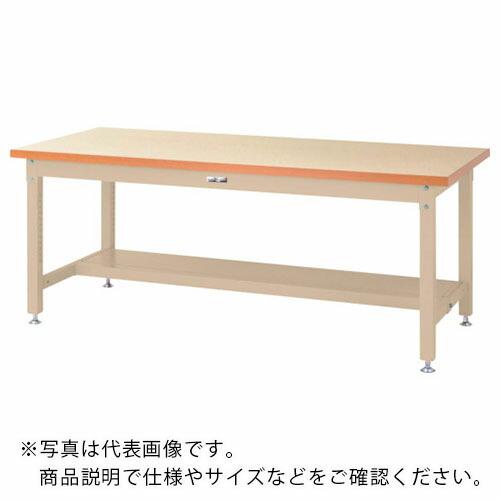 ヤマテック ワークテーブルスーパータイプH740半面棚板1枚付W1500×D750×H740 ( SSM-1575T-II )