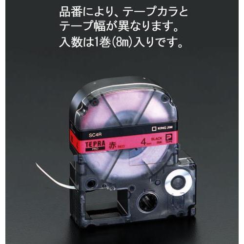 エスコ (ESCO)  12mm テープカセット(青) EA761DK-123｜haikanshop