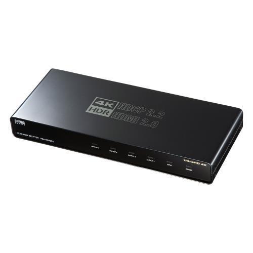 エスコ (ESCO)  4K/60Hz・HDR対応HDMI分配器(4分配) EA764AE-27｜haikanshop