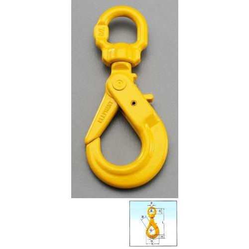 エスコ (ESCO) 2.5ton スイベル付安全フック EA987FV-2.5A