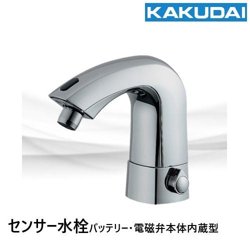 713-401 センサー混合栓 バッテリー電磁弁内蔵型 自動水栓 カクダイ 