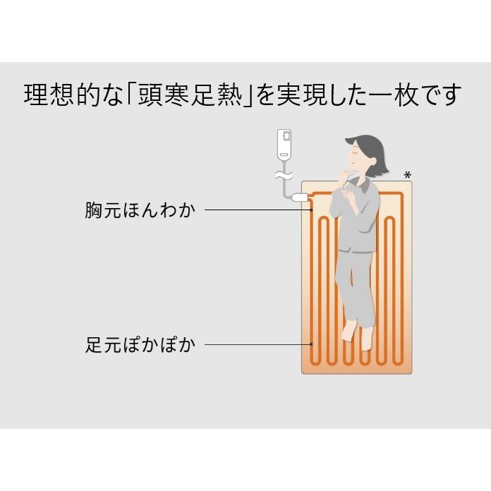 DB-RMH10M-H 電気かけしき毛布 シングルMサイズ グレー DB-RMH10M-H 電気かけしき毛布 シングルMサイズ グレー