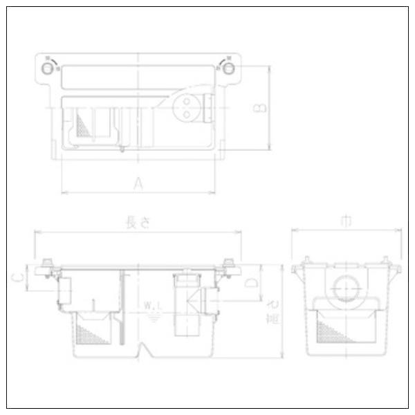 ☆在庫あり☆ 前澤化成工業 GT-7FTA FRP製グリーストラップターン 