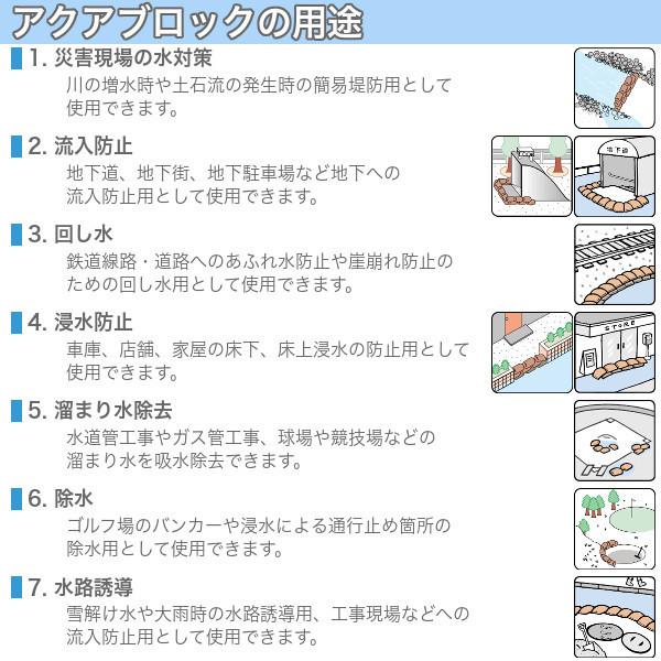 ND-20アクアブロック 20枚セット◇在庫あり◇ 再利用可吸水性土のう 日