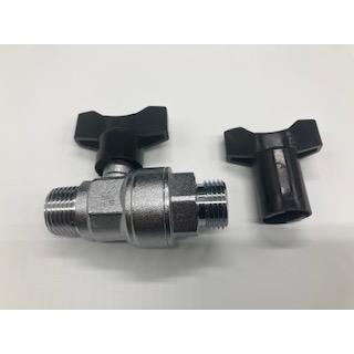 サンエイ 逆止付 ボールバルブ 13 1/2 V610V 8個セット 送料無料 