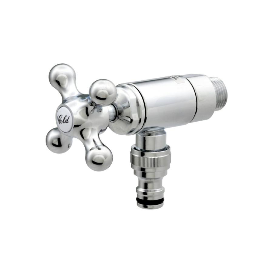 GAONA ガオナ ガーデン用回転水栓 コンパクト (オシャレ ワンタッチ接続用 ホース取付 G1/2) GA-RA007 ※約5〜7日で発送