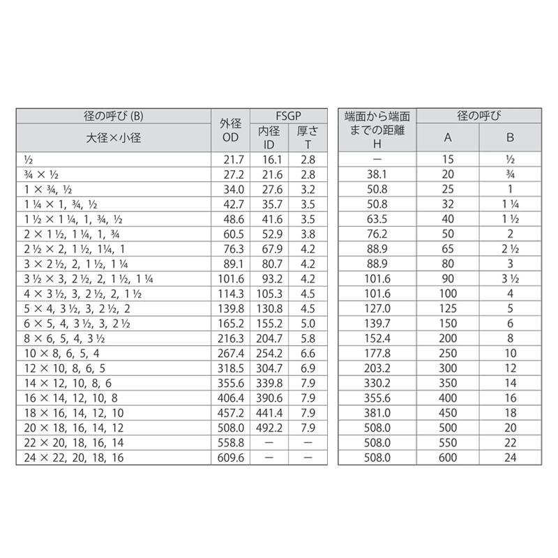 ベンカン機工 白溶接継手 (偏心S) RE 350Ax250A :246466:VALVIA - 通販