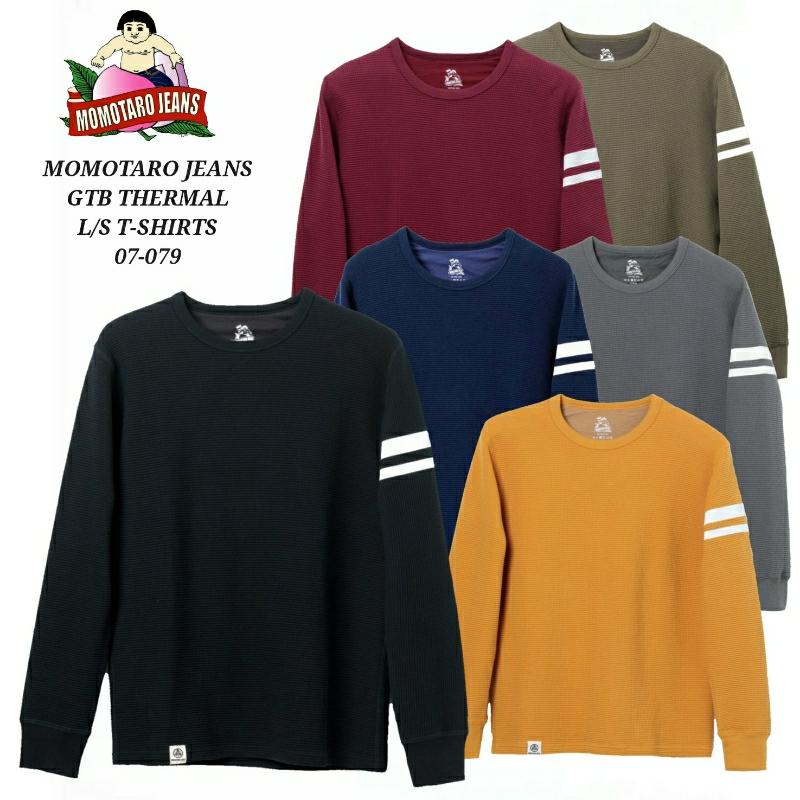 MOMOTARO JEANS GTB THERMAL L/S T-SHIRTS 桃太郎ジーンズ サーマル