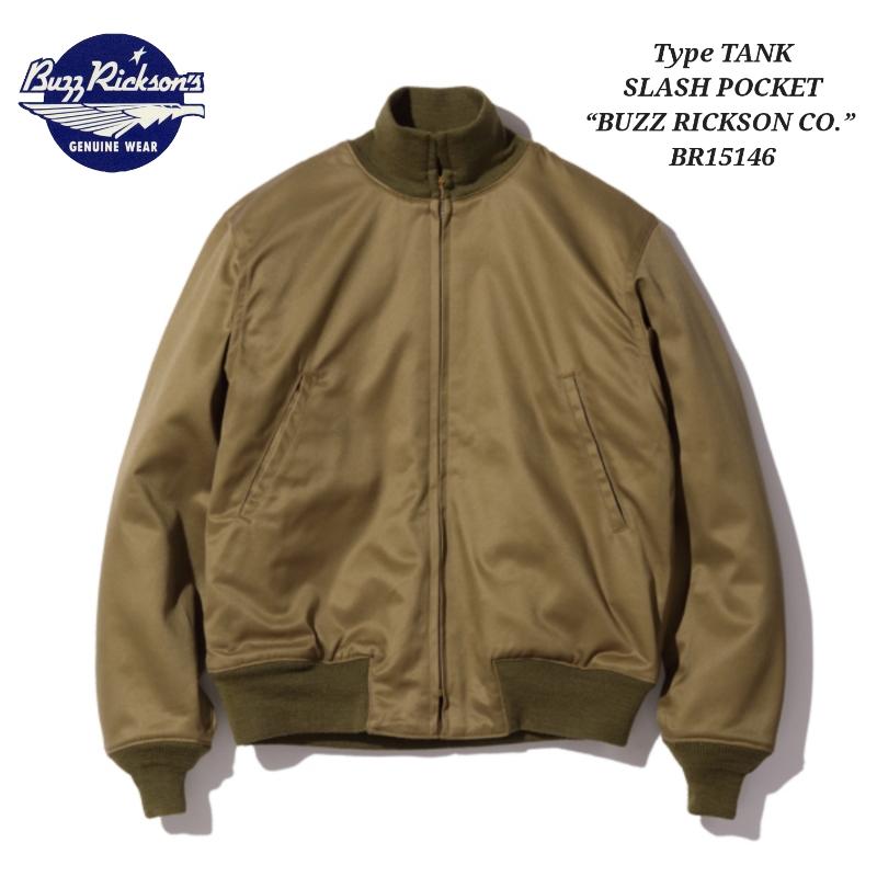 BUZZ RICKSON'S Type TANK SLASH POCKET “BUZZ RICKSON CO.” バズリクソンズ フライト ...