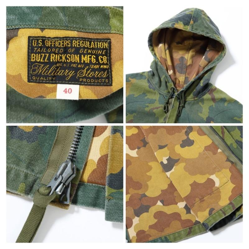 BUZZ RICKSON'S MITCHELL PATTERN CAMOUFLAGE PARKA CIVILIAN MODEL