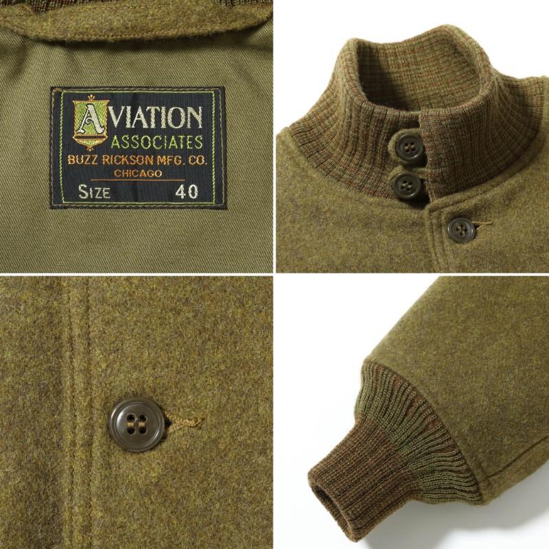 BUZZ RICKSON'S AVIATION ASSOCIATES WOOL A-1 JACKET BUZZ RICKSON'S AVIATION ASSOCIATES WOOL A-1 JACKET