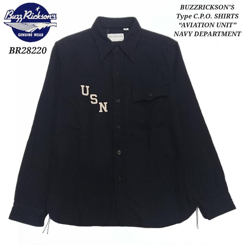 BUZZ RICKSON'S Type C.P.O. SHIRTS AVIATION UNIT NAVY DEPARTMENT