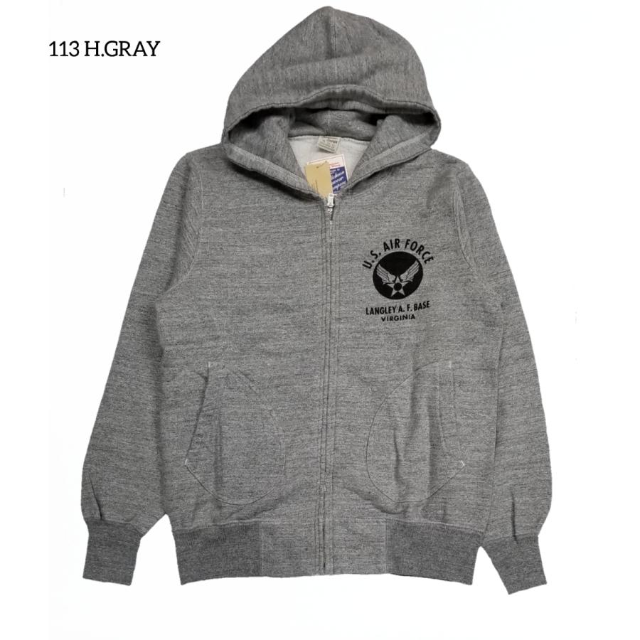 BUZZ RICKSON'S×PEANUTS FULL ZIP SWEAT PARKA CHARLIE BROWN