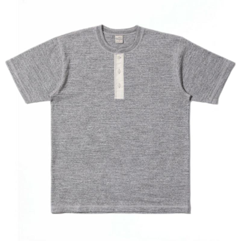 BUZZ RICKSON'S SLUB YARN HENLEY NECK T-SHIRT バズリクソンズ
