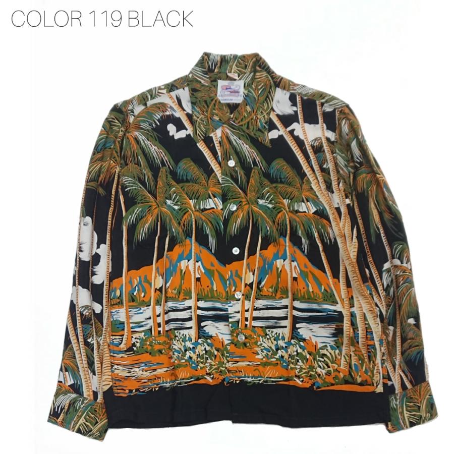 DUKE KAHANAMOKU デュークカハナモク 長袖 レーヨンハワイアン