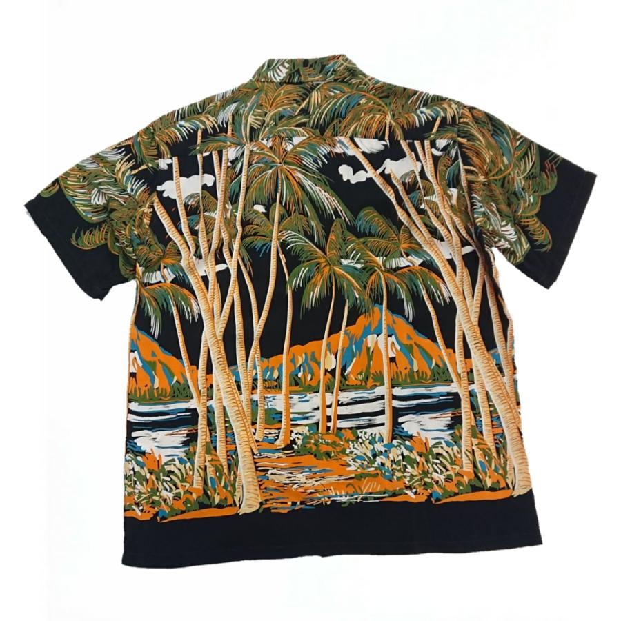 DUKE KAHANAMOKU デュークカハナモク 半袖 レーヨンハワイアンシャツ