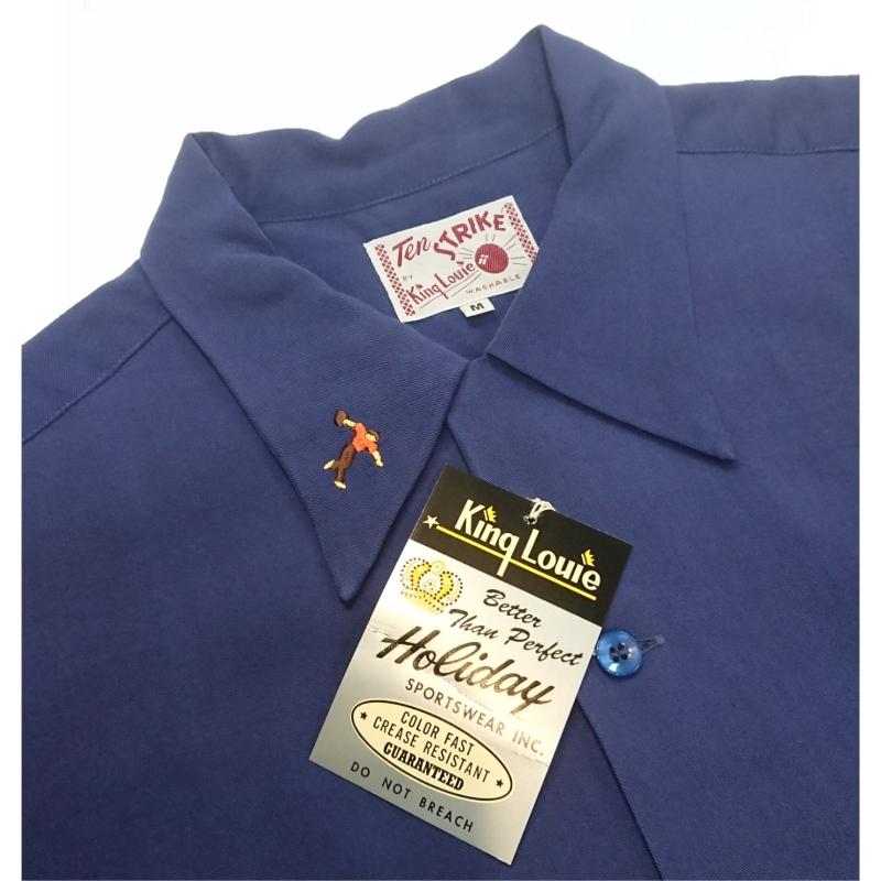 ウェア・シャツ KING LOUIE Ten STRIKE FLOUNDER HEADS KING LOUIE BOWLING SHIRTS 