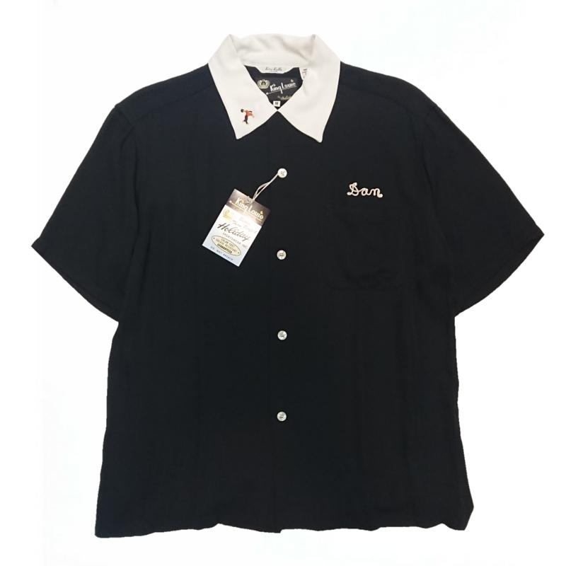 ■新品同様　キング・ルイ　ボーリングシャツ　Mサイズ　KL37600 KING LOUIE by Holiday BOWLING SHIRT “PAINTBRUSH” キングルイ