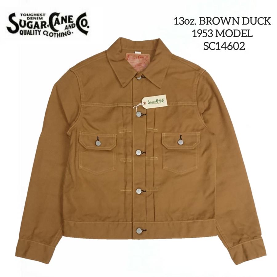 SUGA CANE 13oz. BROWN DUCK JACKET 1953 MODEL シュガーケーン 13