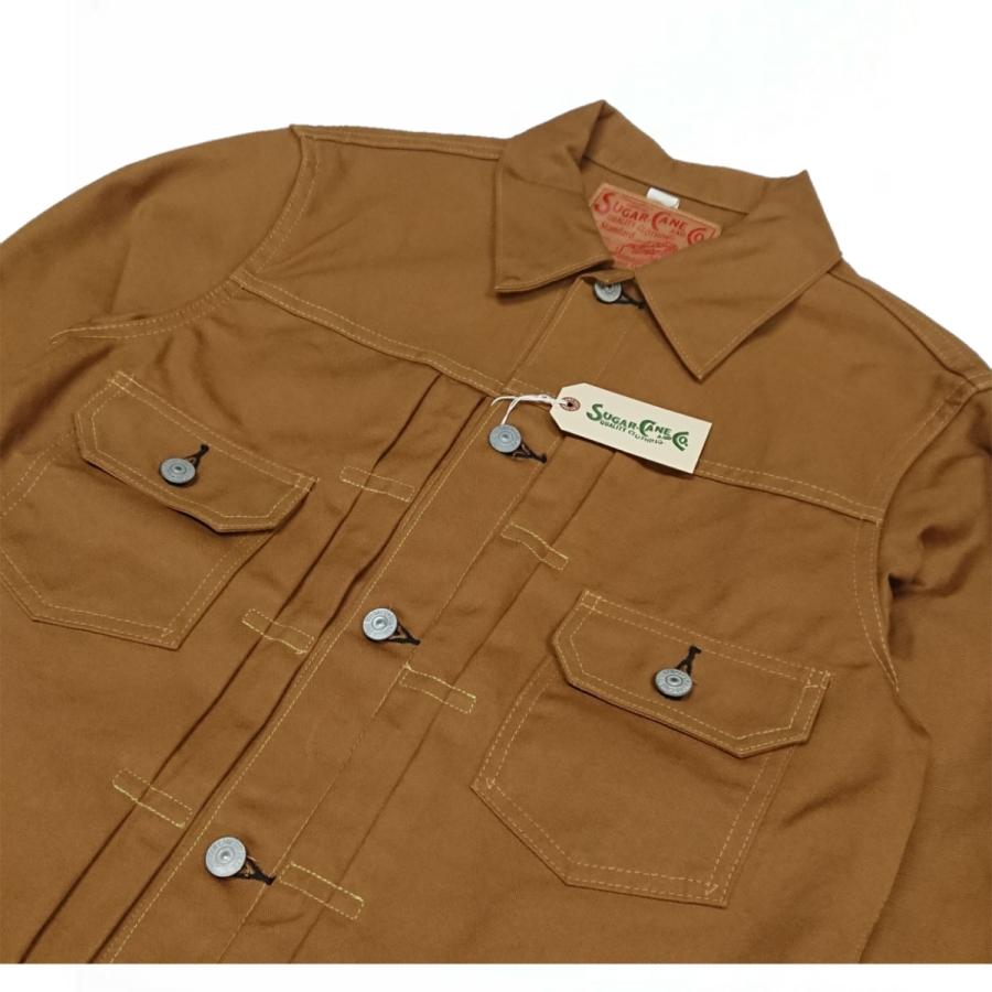 SUGA CANE 13oz. BROWN DUCK JACKET 1953 MODEL シュガーケーン 13