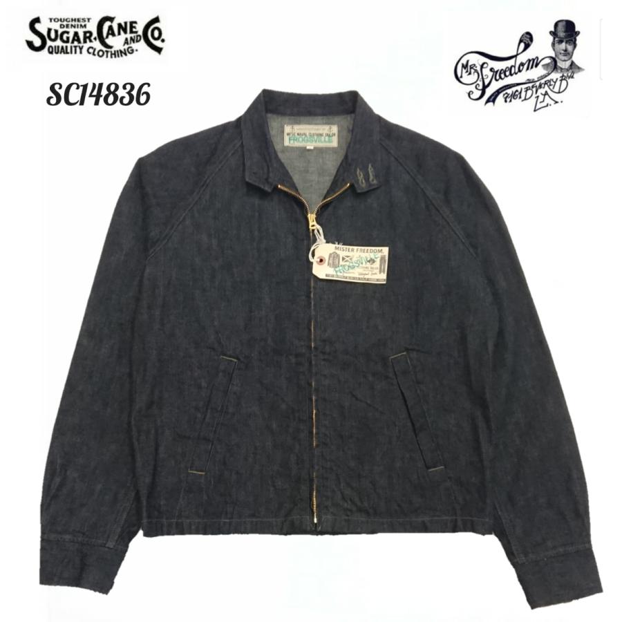 SUGAR CANE MR.FREEDOM "FROGSVILLE" 10oz. BLUE DENIM ADVISOR JACKET シュガー