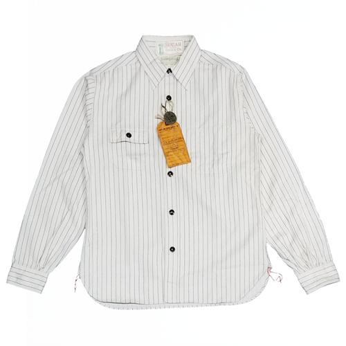 SUGAR CANE FICTION ROMANCE 8.5oz. WHITE WABASH WORK SHIRT シュガー