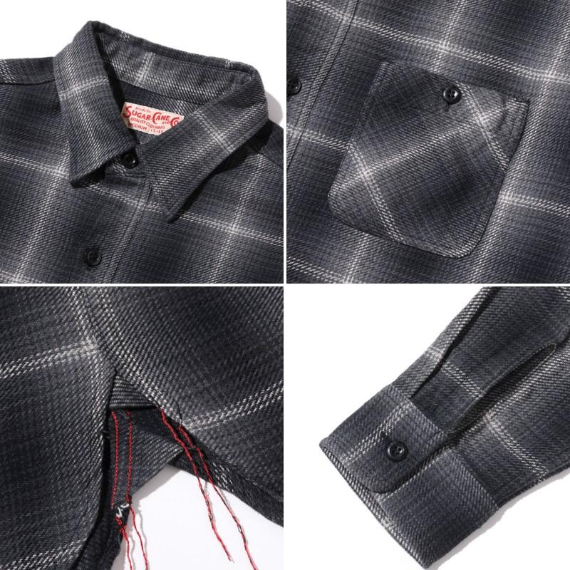 SUGAR CANE TWILL CHECK WORK SHIRT シュガーケーン ツイルチェック