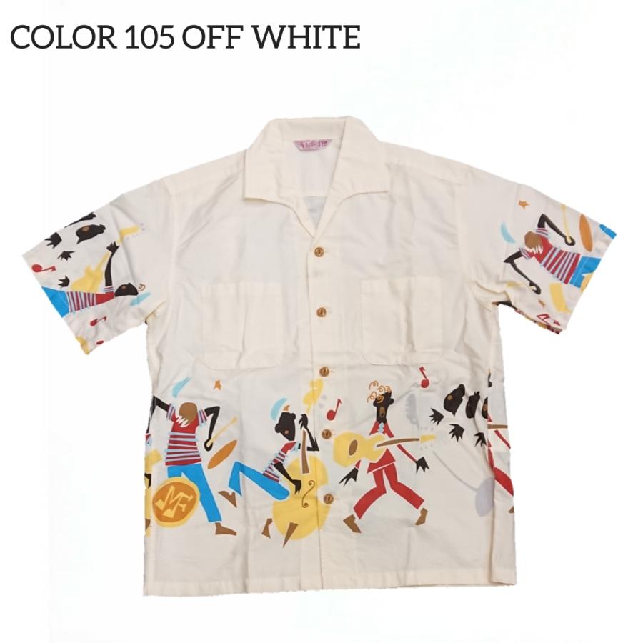 MISTER FREEDOM × SUN SURF COTTON PRINT “ROCK'N'ROLL SHIRT