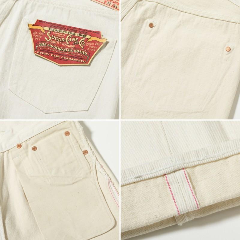 シュガーケーン1947 SUGAR CANE 13oz. WHITE DENIM “1947 MODEL” (REGULAR STRAIGHT
