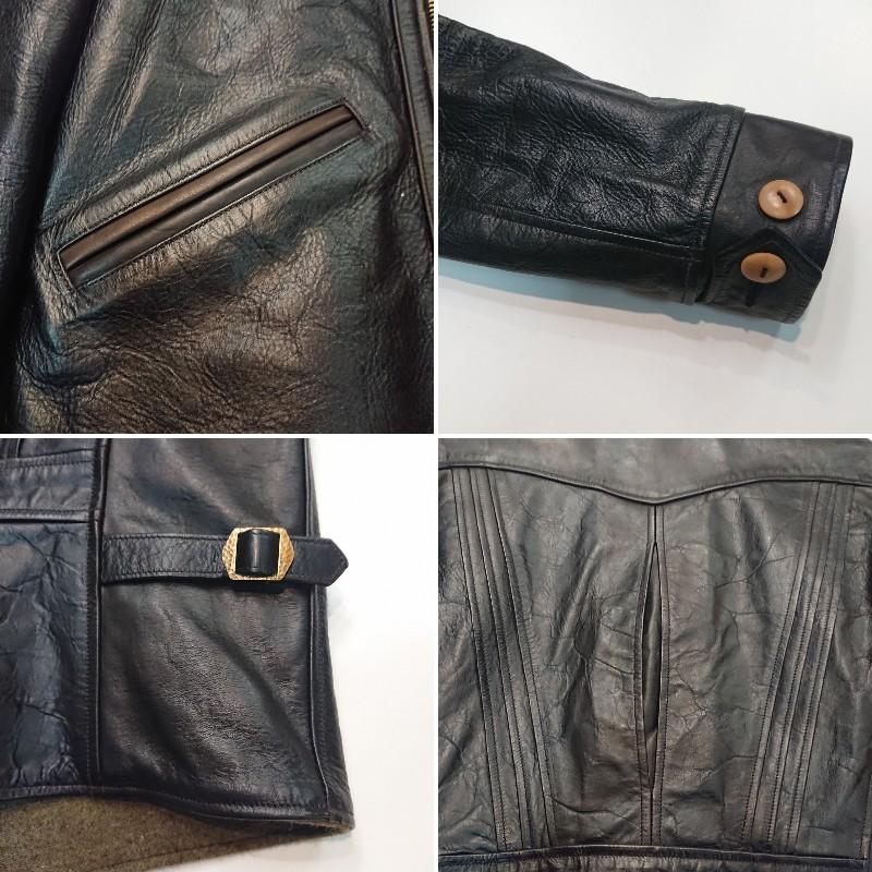 SUGAR CANE HORSEHIDE DOUBLE AVIATOR JACKET シュガーケーン SUGAR CANE HORSEHIDE DOUBLE AVIATOR JACKET シュガーケーン