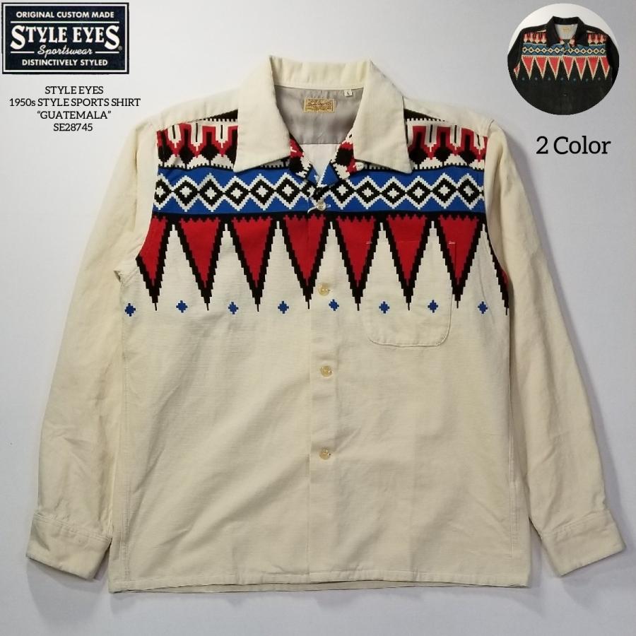 STYLE EYES 1950s SPORTS SHIRT “GUATEMALA” スタイルアイズ STYLE EYES 1950s SPORTS SHIRT “GUATEMALA” スタイルアイズ