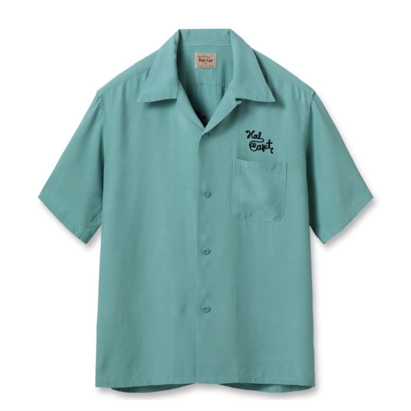STYLE EYES RAYON BOWLING SHIRT “CUSTOM BODY SHOP” スタイル