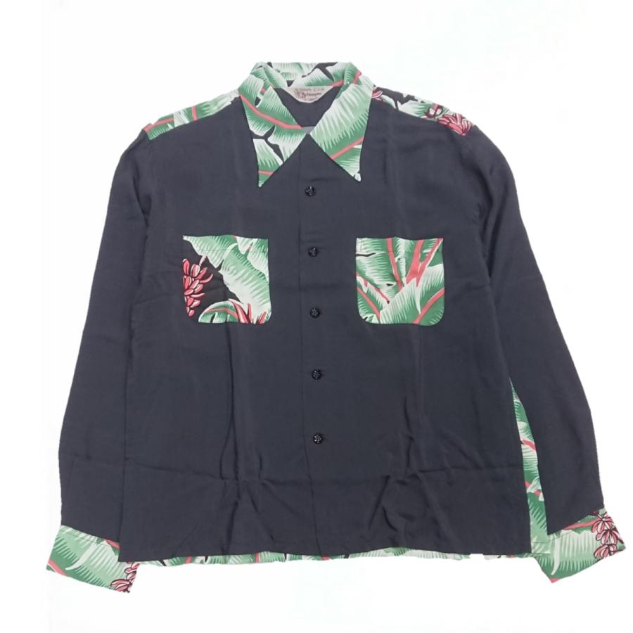 SUN SURF SPECIAL EDITION L/S RAYON HAWAIIAN SHIRT 長袖レーヨン