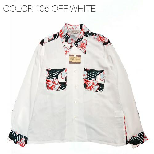 SUN SURF SPECIAL EDITION L/S RAYON HAWAIIAN SHIRT ゛HULA GIRL゛