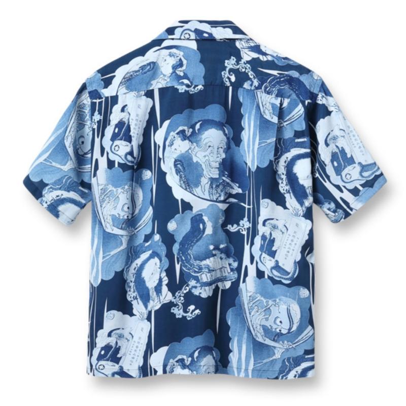 SUN SURF × 葛飾北斎 SPECIAL EDITION “百物語” RAYON HAWAIIAN SHIRT スペシャルエディション SS38936｜haikaraya-miyagi｜02