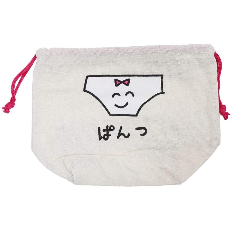 巾着 おえかきシリーズ ぱんつさん ポーチ 巾着袋 ハイカラ横丁ｙahoo 店 通販 Yahoo ショッピング