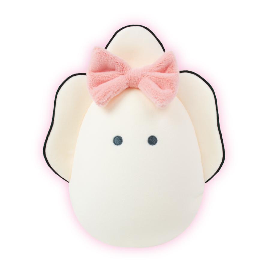 つぶらな瞳のむぎゅぬいおっきめR なまがき リボン付き ぬいぐるみ