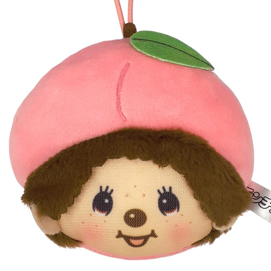 ご当地 モンチッチ フェイスマスコット 山梨限定 桃 Monchhichi