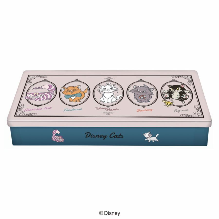 紙袋付】 ディズニーキャッツ レクタングルチョコ缶 ホワイトデー