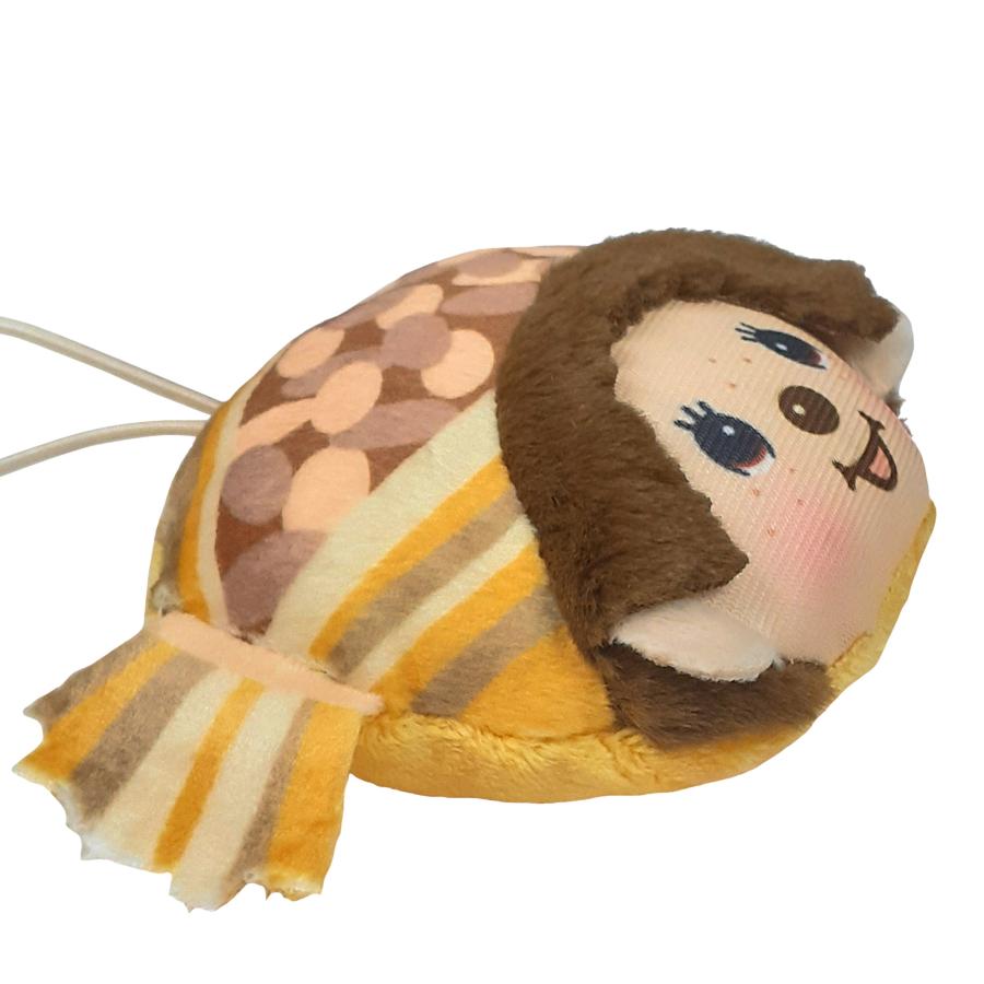 ご当地 モンチッチ フェイスマスコット 茨城限定 水戸納豆 Monchhichi