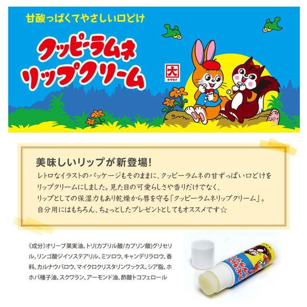 クッピーラムネ リップクリーム イチゴの香り 1本 Cp Rip 02 ハイカラ横丁ｙahoo 店 通販 Yahoo ショッピング