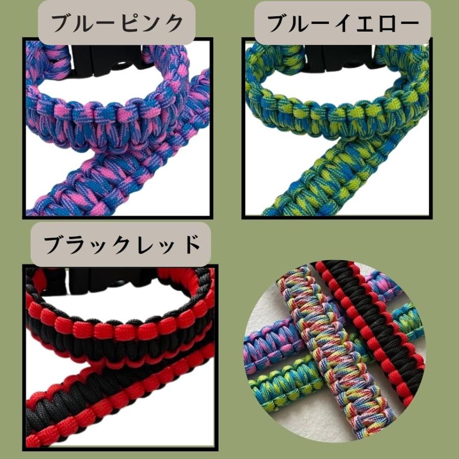 サバイバルブレスレット パラコード 防災 ホイッスル アウトドア 多